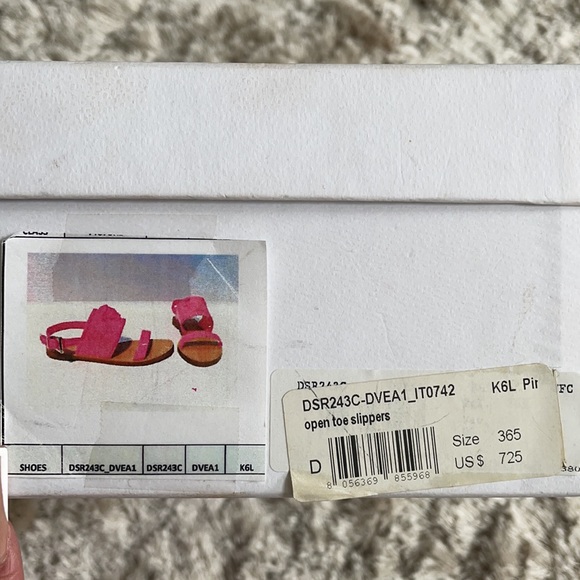 Neon Pink Versace Sandals - Picture 6 of 7